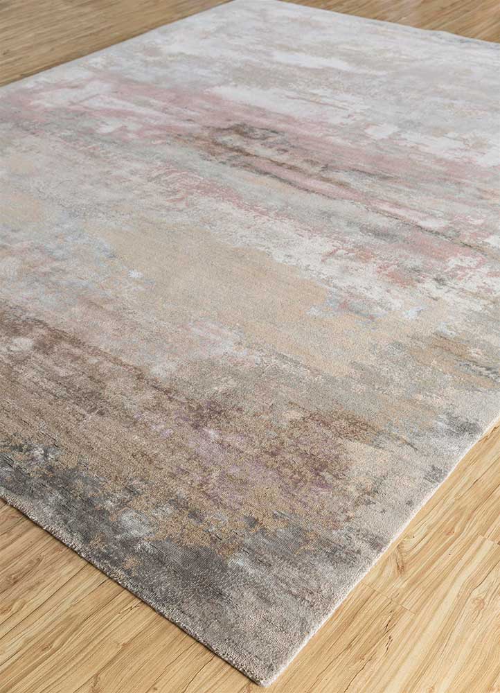 faulty by kavi  wool and bamboo silk hand knotted Rug - FloorShot