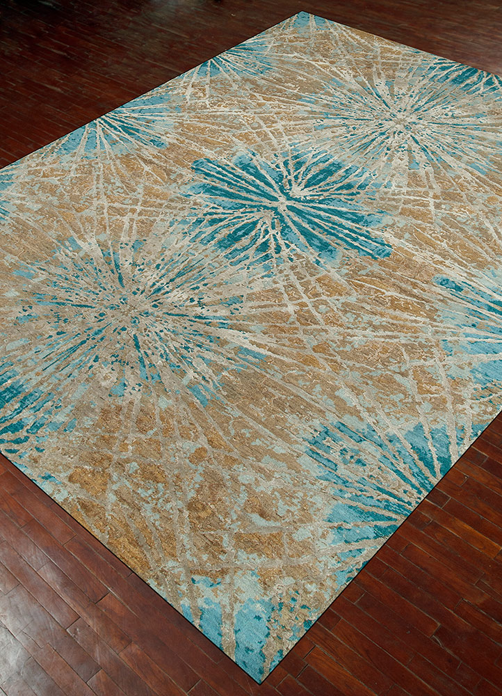 chaos theory by kavi  wool and bamboo silk hand knotted Rug - FloorShot