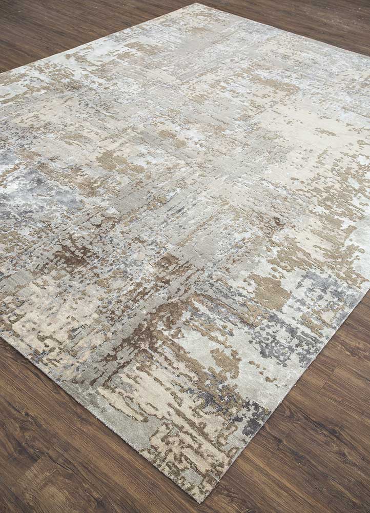 project error by kavi  wool and bamboo silk hand knotted Rug - FloorShot