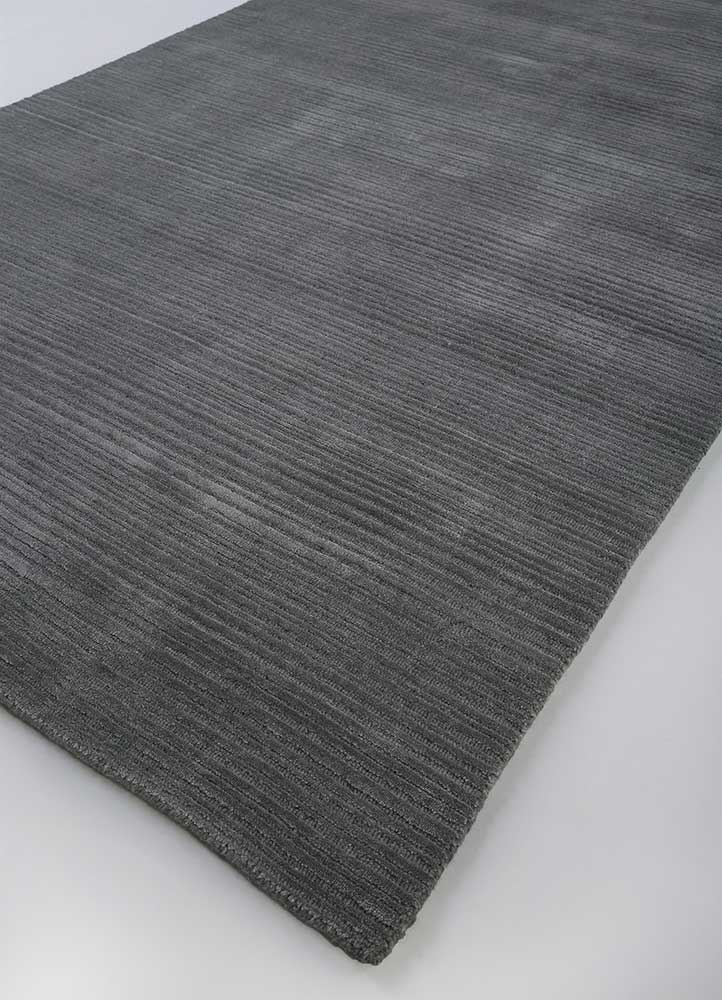 oxford grey and black  hand loom Rug - FloorShot