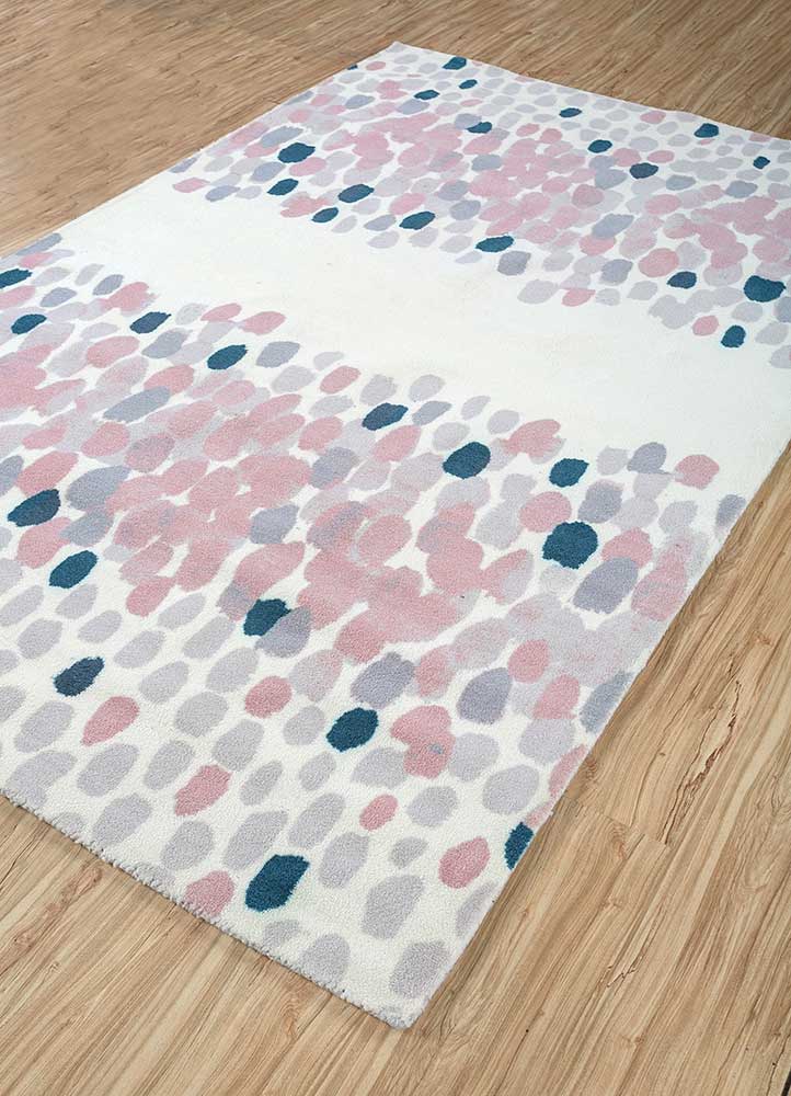 yuna pink and purple polyester hand tufted Rug - FloorShot