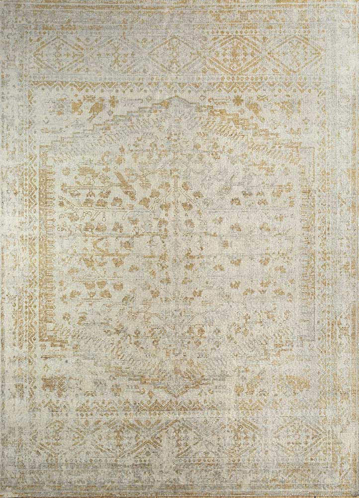 manifest beige and brown wool hand knotted Rug - HeadShot