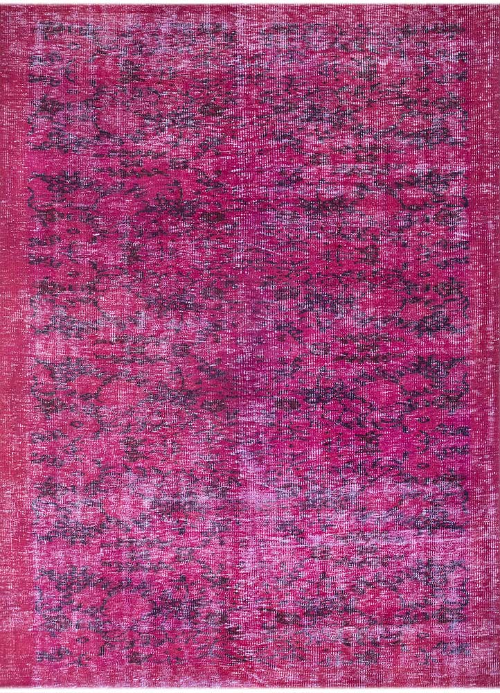 lacuna red and orange wool hand knotted Rug - HeadShot
