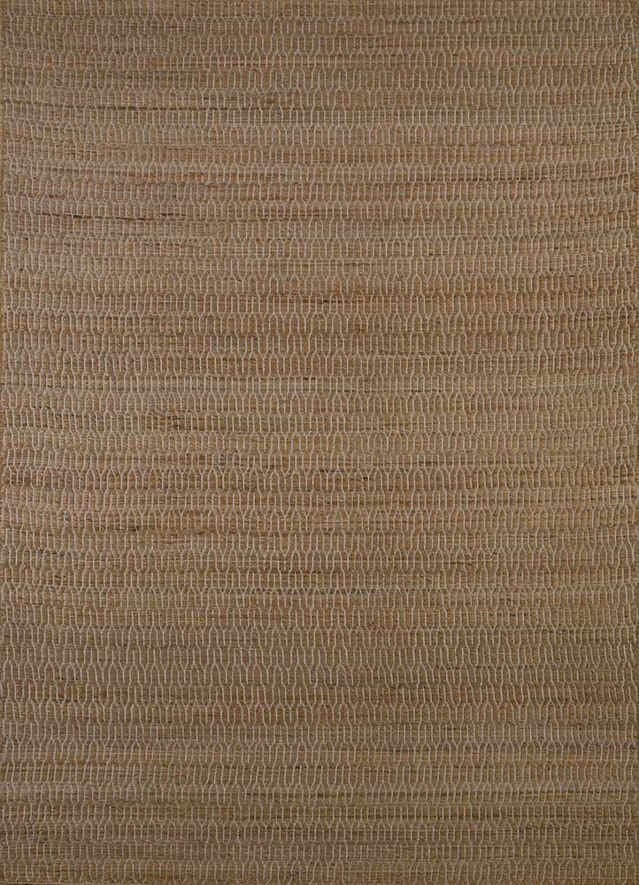 anatolia beige and brown jute and hemp flat weaves Rug - HeadShot