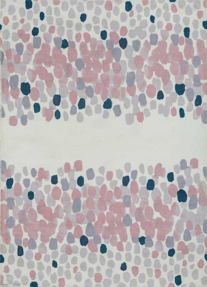 yuna pink and purple polyester hand tufted Rug - HeadShot