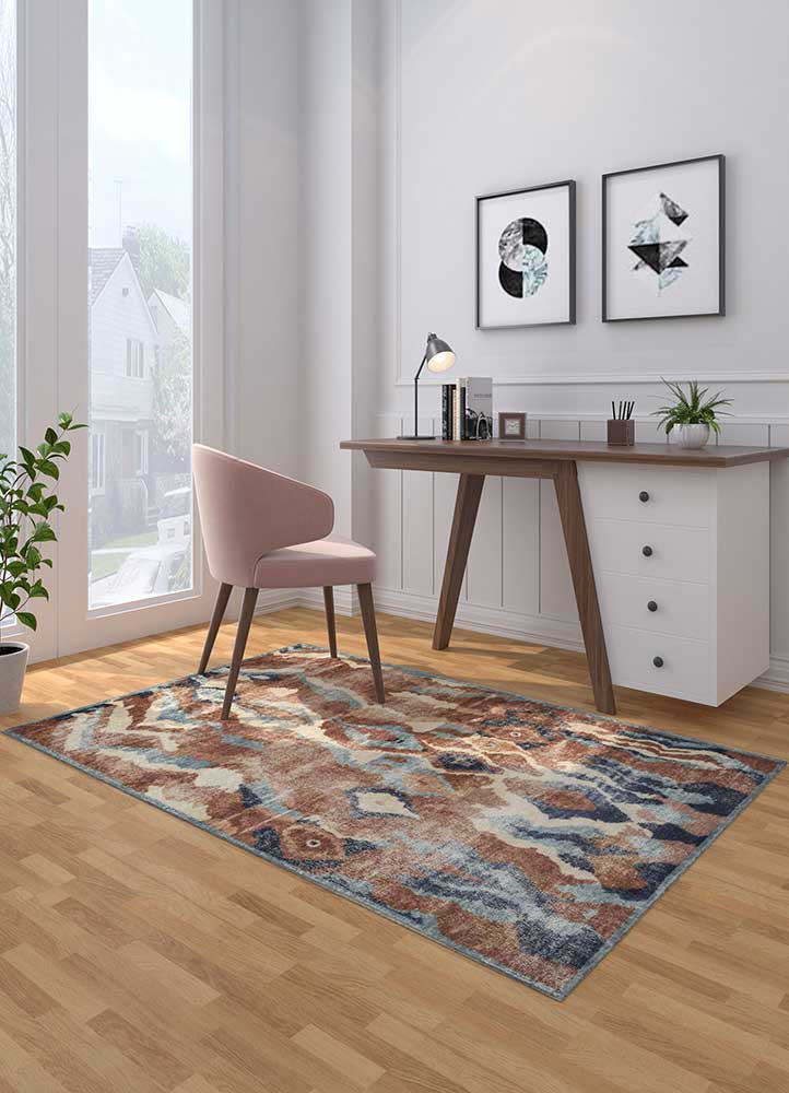 revolution  wool hand knotted Rug - Loom