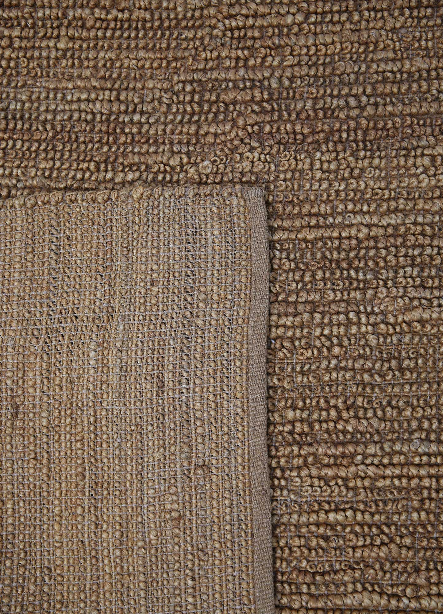 abrash gold jute and hemp flat weaves Rug - Perspective