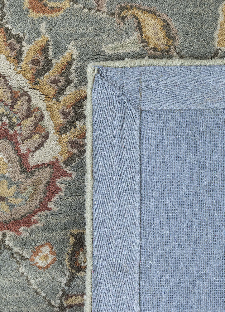 mythos green wool hand tufted Rug - Perspective