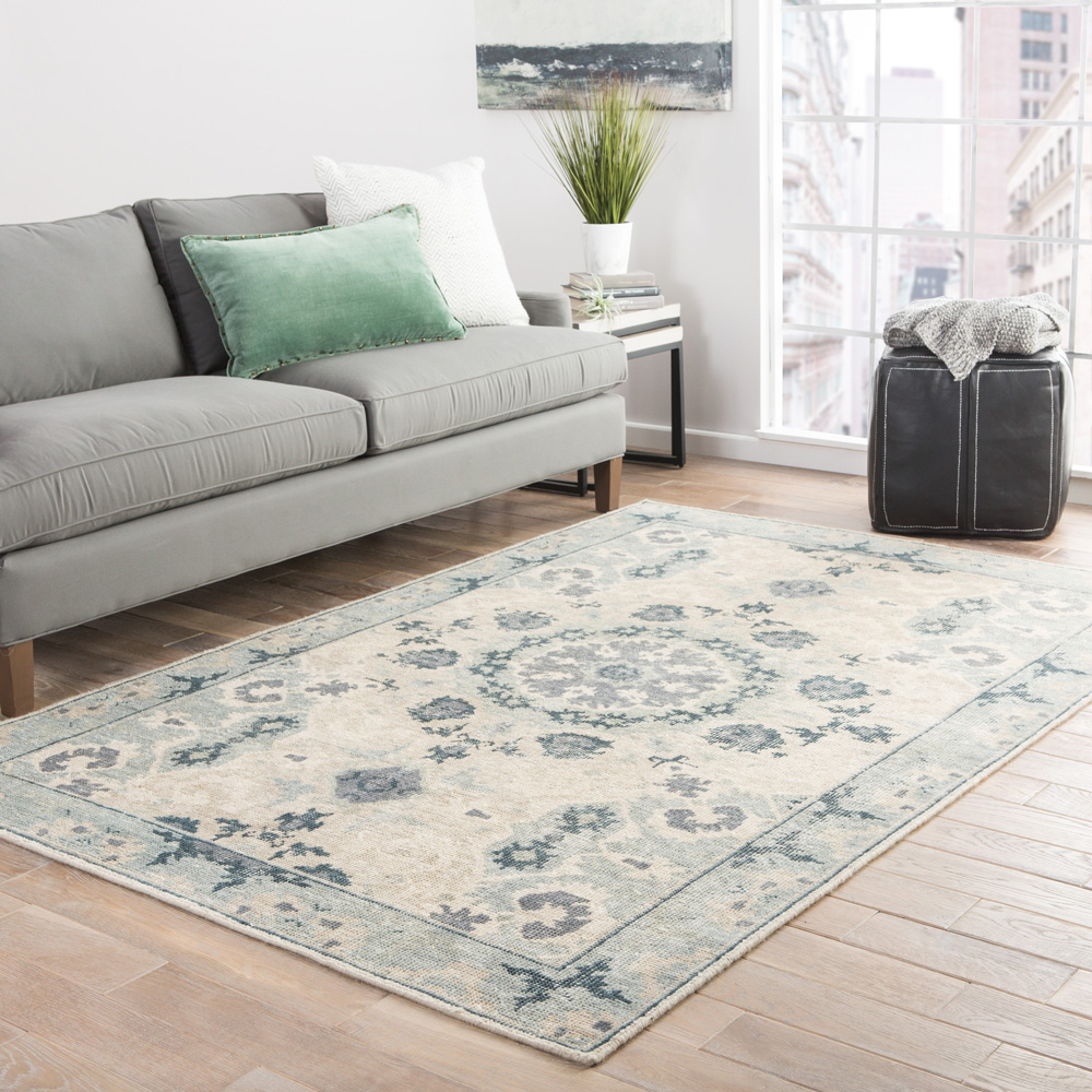 revolution grey and black wool hand knotted Rug - RoomScene